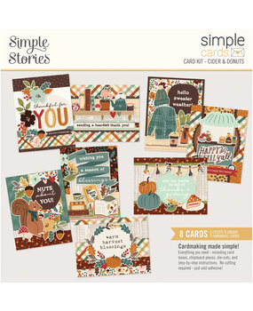 Simple Stories Cider & Donuts Simple Cards Kit (22930) Simple Stories Cider & Donuts Simple Cards Kit (22930)
