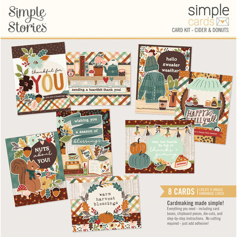 Simple Stories Cider & Donuts Simple Cards Kit (22930)