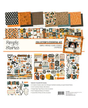 Simple Stories Simple Vintage Scary Stories Collector's Essential Kit (22801) Simple Stories Simple Vintage Scary Stories Collector's Essential Kit (22801)