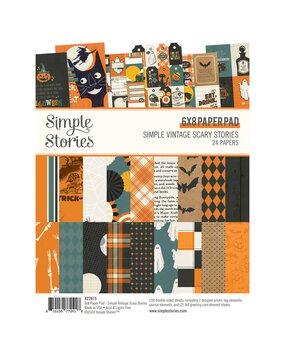 Simple Stories Simple Vintage Scary Stories 6x8 Inch Paper Pad (22815) Simple Stories Simple Vintage Scary Stories 6x8 Inch Paper Pad (22815)
