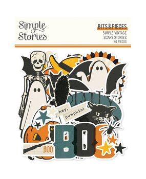 Simple Stories Simple Vintage Scary Stories Bits & Pieces (22817) Simple Stories Simple Vintage Scary Stories Bits & Pieces (22817)