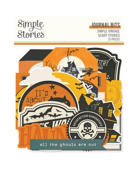 Simple Stories Simple Vintage Scary Stories Journal Bits (22818) Simple Stories Simple Vintage Scary Stories Journal Bits (22818)