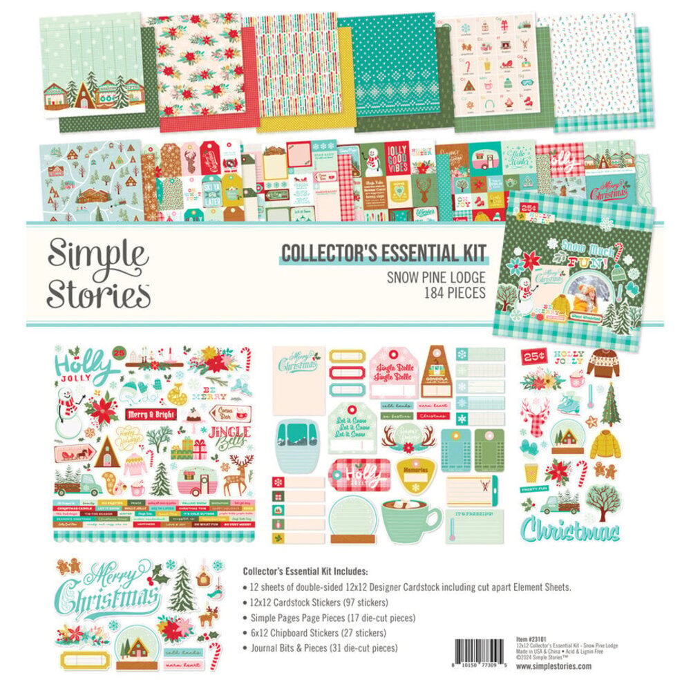 Simple Stories Snow Pine Lodge Collector's Essential Kit (23101) Simple Stories Snow Pine Lodge Collector's Essential Kit (23101)