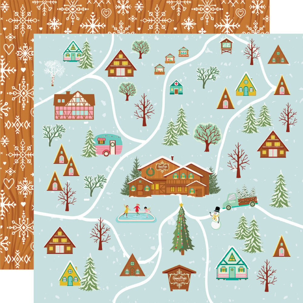 Simple Stories Snow Pine Lodge 12x12 Inch Collection Kit (23100) Simple Stories Snow Pine Lodge 12x12 Inch Collection Kit (23100)