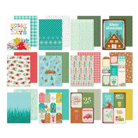 Simple Stories Snow Pine Lodge 6x8 Inch Paper Pad (23115) Simple Stories Snow Pine Lodge 6x8 Inch Paper Pad (23115)
