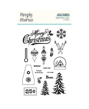 Simple Stories Snow Pine Lodge Stamps (23116)