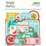 Simple Stories Snow Pine Lodge Sign Bits (23120)