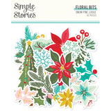 Simple Stories Snow Pine Lodge Floral Bits (23121)
