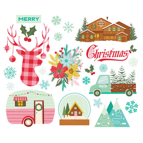 Simple Stories Snow Pine Lodge Big Bits (23123) Simple Stories Snow Pine Lodge Big Bits (23123)