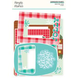Simple Stories Snow Pine Lodge Chipboard Frames (23125)