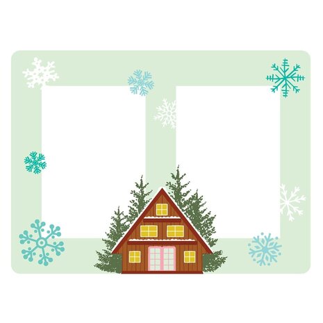 Simple Stories Snow Pine Lodge Chipboard Frames (23125) Simple Stories Snow Pine Lodge Chipboard Frames (23125)