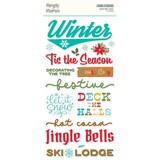 Simple Stories Snow Pine Lodge Foam Stickers (23126)