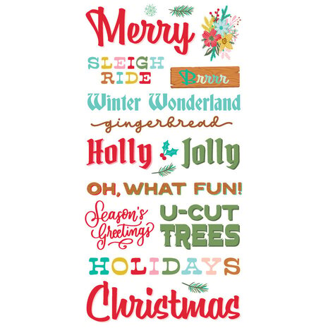 Simple Stories Snow Pine Lodge Foam Stickers (23126) Simple Stories Snow Pine Lodge Foam Stickers (23126)