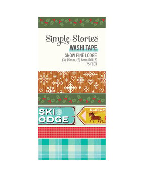 Simple Stories Snow Pine Lodge Washi Tape (23130)