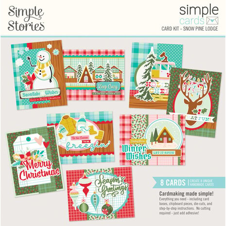 Simple Stories Snow Pine Lodge Simple Cards Kit (23132)