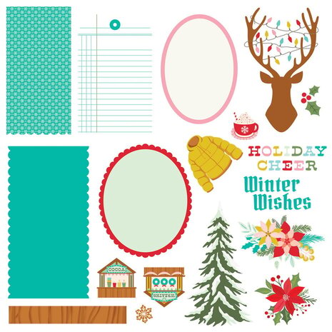 Simple Stories Snow Pine Lodge Simple Cards Kit (23132)