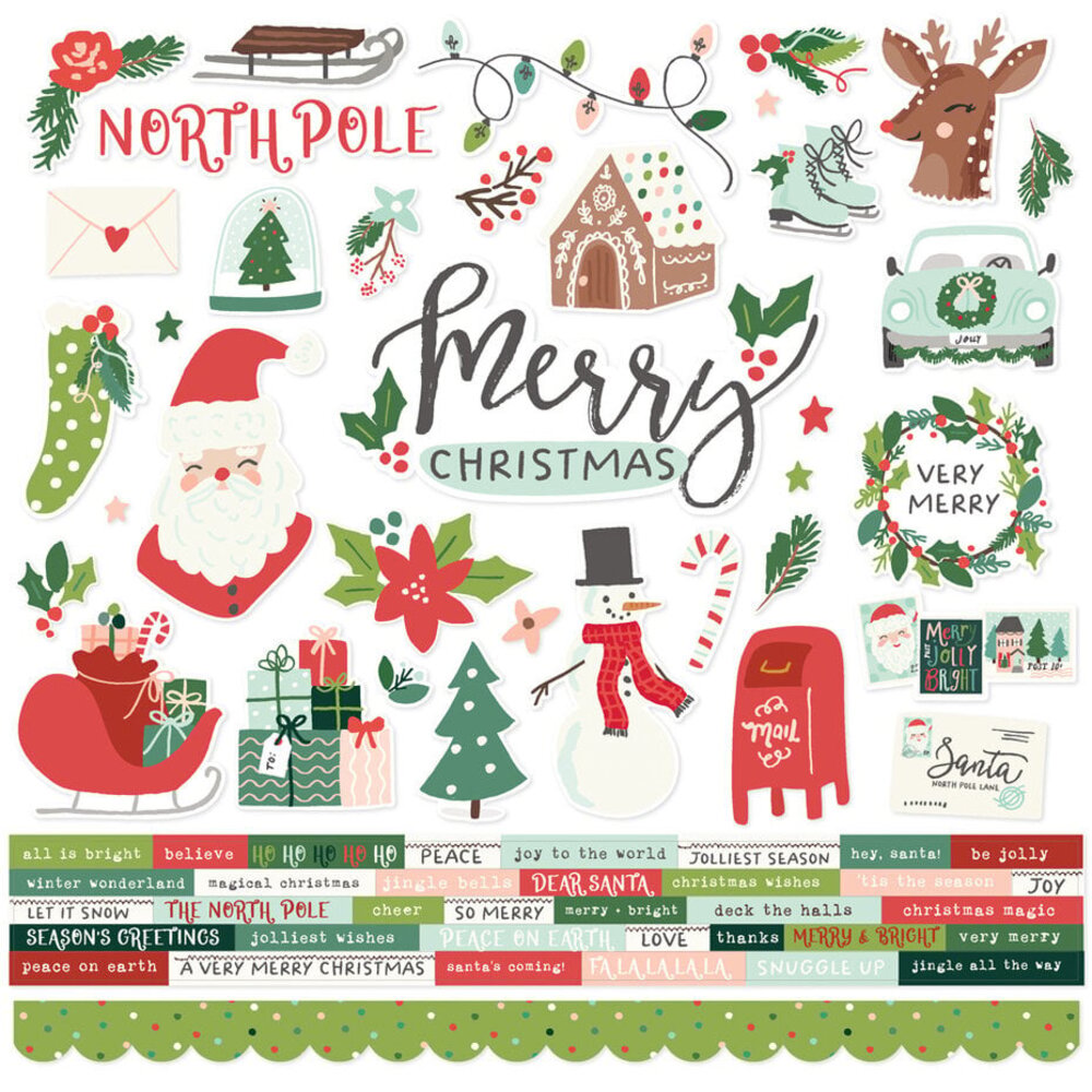 Simple Stories Santa's Village Collector's Essential Kit (23001) Simple Stories Santa's Village Collector's Essential Kit (23001)