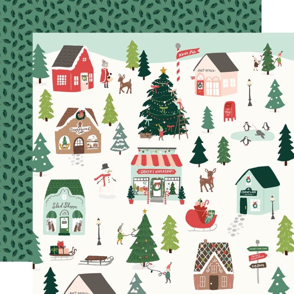 Simple Stories Santa's Village 12x12 Inch Collection Kit (23000)
