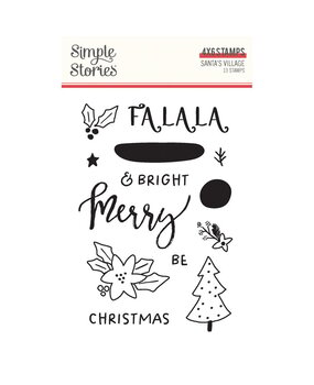 Simple Stories Santa's Village Stamps (23016)