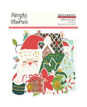 Simple Stories Santa's Village Bits & Pieces (23018) Simple Stories Santa's Village Bits & Pieces (23018)