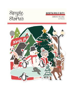 Simple Stories Santa's Village North Pole Bits (23031) Simple Stories Santa's Village North Pole Bits (23031)