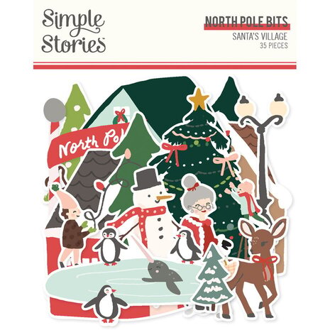 Simple Stories Santa's Village North Pole Bits (23031)