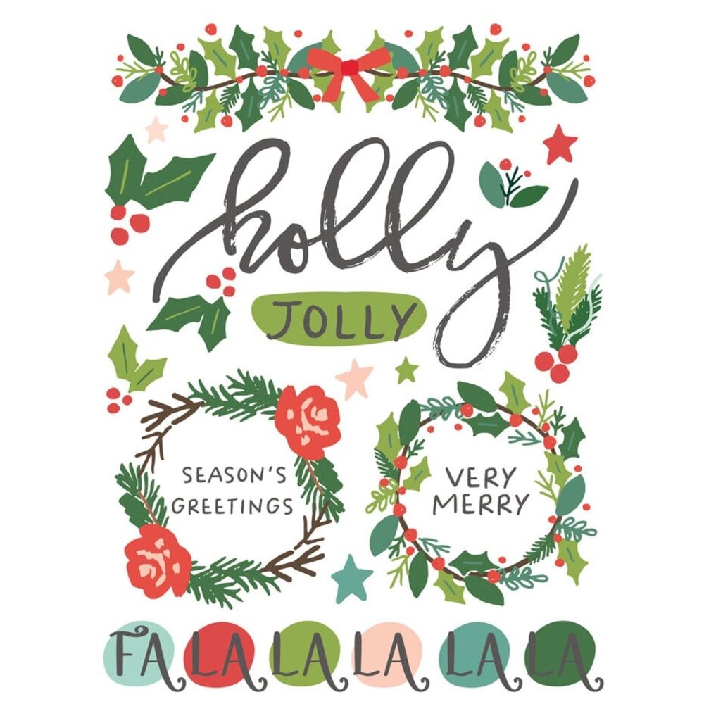 Simple Stories Santa's Village Rub Ons (23025) Simple Stories Santa's Village Rub Ons (23025)