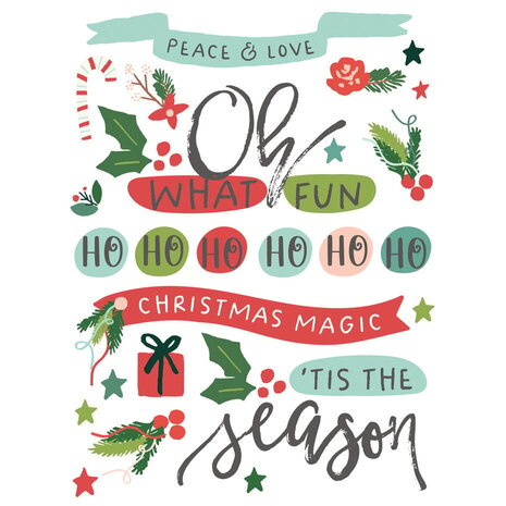 Simple Stories Santa's Village Rub Ons (23025) Simple Stories Santa's Village Rub Ons (23025)