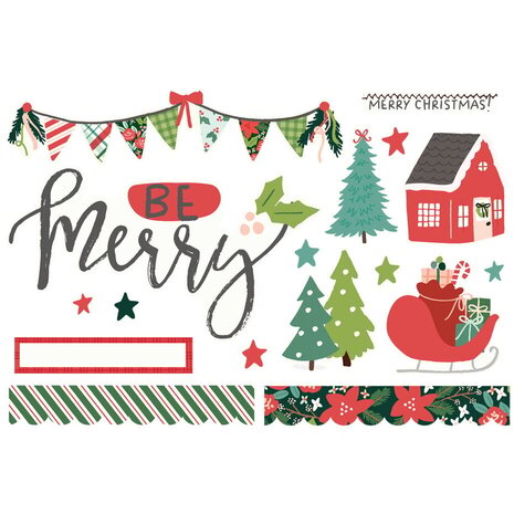 Simple Stories Santa's Village Simple Pages Pieces (23029) Simple Stories Santa's Village Simple Pages Pieces (23029)