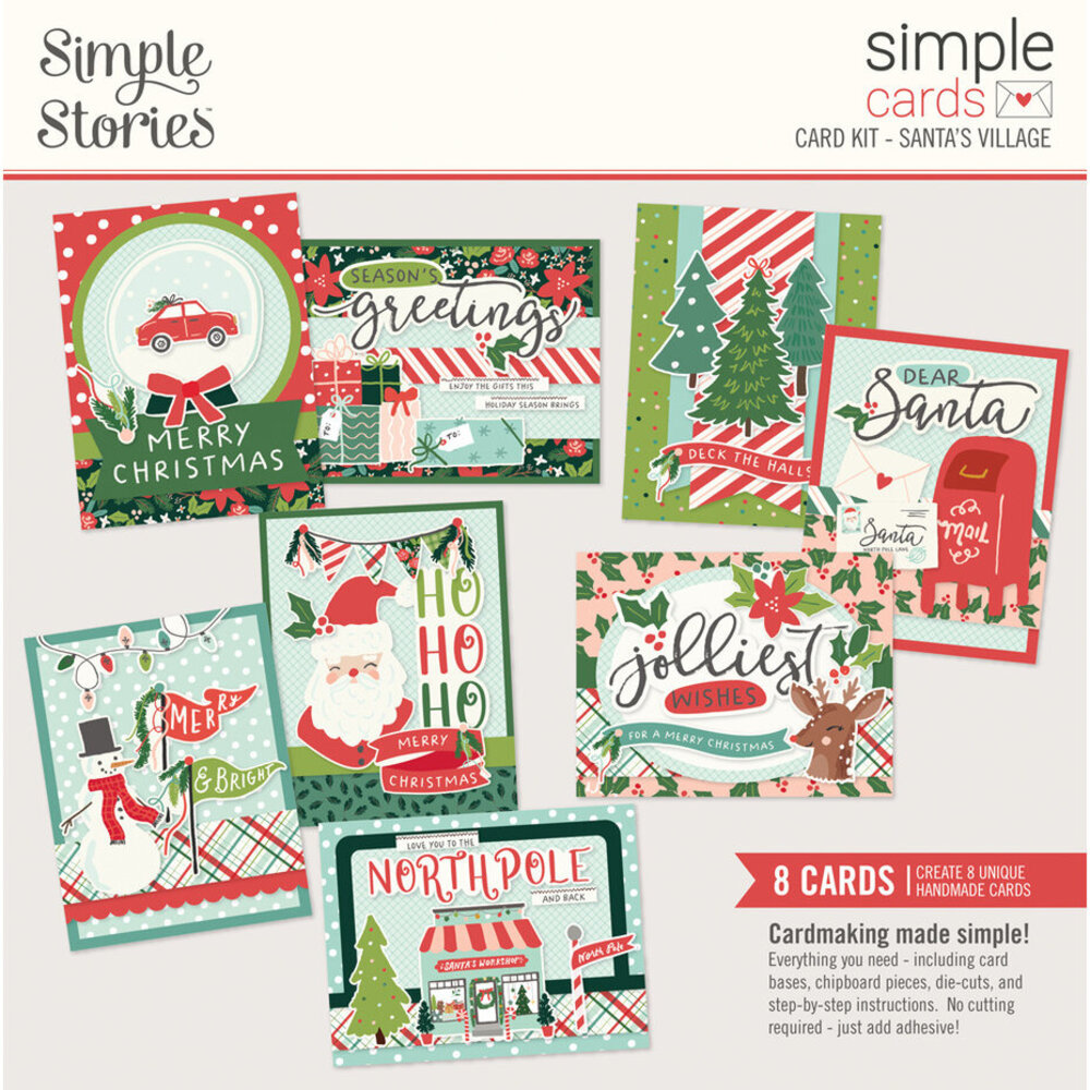 Simple Stories Santa's Village Simple Cards Kit (23030) Simple Stories Santa's Village Simple Cards Kit (23030)