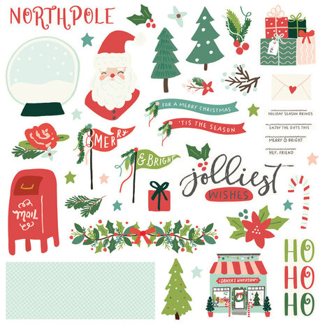 Simple Stories Santa's Village Simple Cards Kit (23030) Simple Stories Santa's Village Simple Cards Kit (23030)