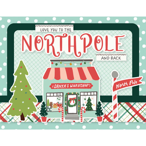 Simple Stories Santa's Village Simple Cards Kit (23030) Simple Stories Santa's Village Simple Cards Kit (23030)