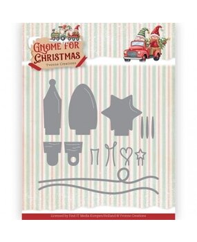 Yvonne Creations Gnome for Christmas Dies Lights (YCD10362) Yvonne Creations Gnome for Christmas Dies Lights (YCD10362)