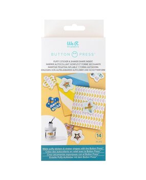We R Memory Keepers Button Press Puffy Shaker Star Insert (60000452) We R Memory Keepers Button Press Puffy Shaker Star Insert (60000452)