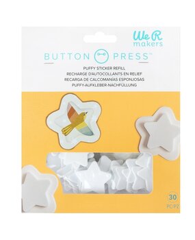 We R Memory Keepers Button Press Puffy Sticker Refill Star (60000992) We R Memory Keepers Button Press Puffy Sticker Refill Star (60000992)