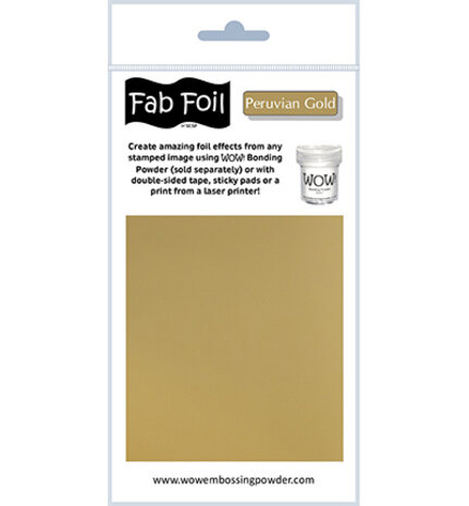 WOW! Peruvian Gold Fabulous Foil (W216-ORA22) WOW! Peruvian Gold Fabulous Foil (W216-ORA22)