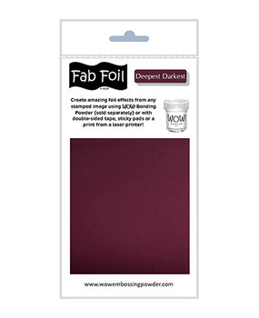WOW! Deepest Darkest Crimson Fabulous Foil (W216-REBU41) WOW! Deepest Darkest Crimson Fabulous Foil (W216-REBU41)