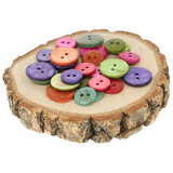 Make by Me! Knopen Hout Gekleurd 30 st (KN.420)