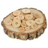 Make by Me! Knopen Hout Naturel 50 st (KN.451)