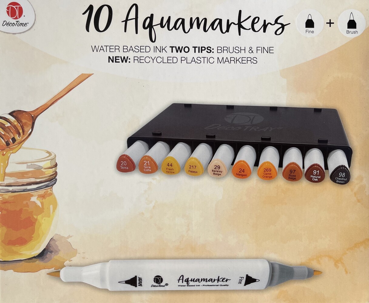 DécoTime 10 Aquamarkers Fresh Yellow (3004842) DécoTime 10 Aquamarkers Fresh Yellow (3004842)