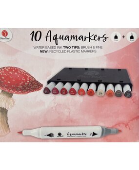 DécoTime 10 Aquamarkers Poppy Red (3004842) DécoTime 10 Aquamarkers Poppy Red (3004842)