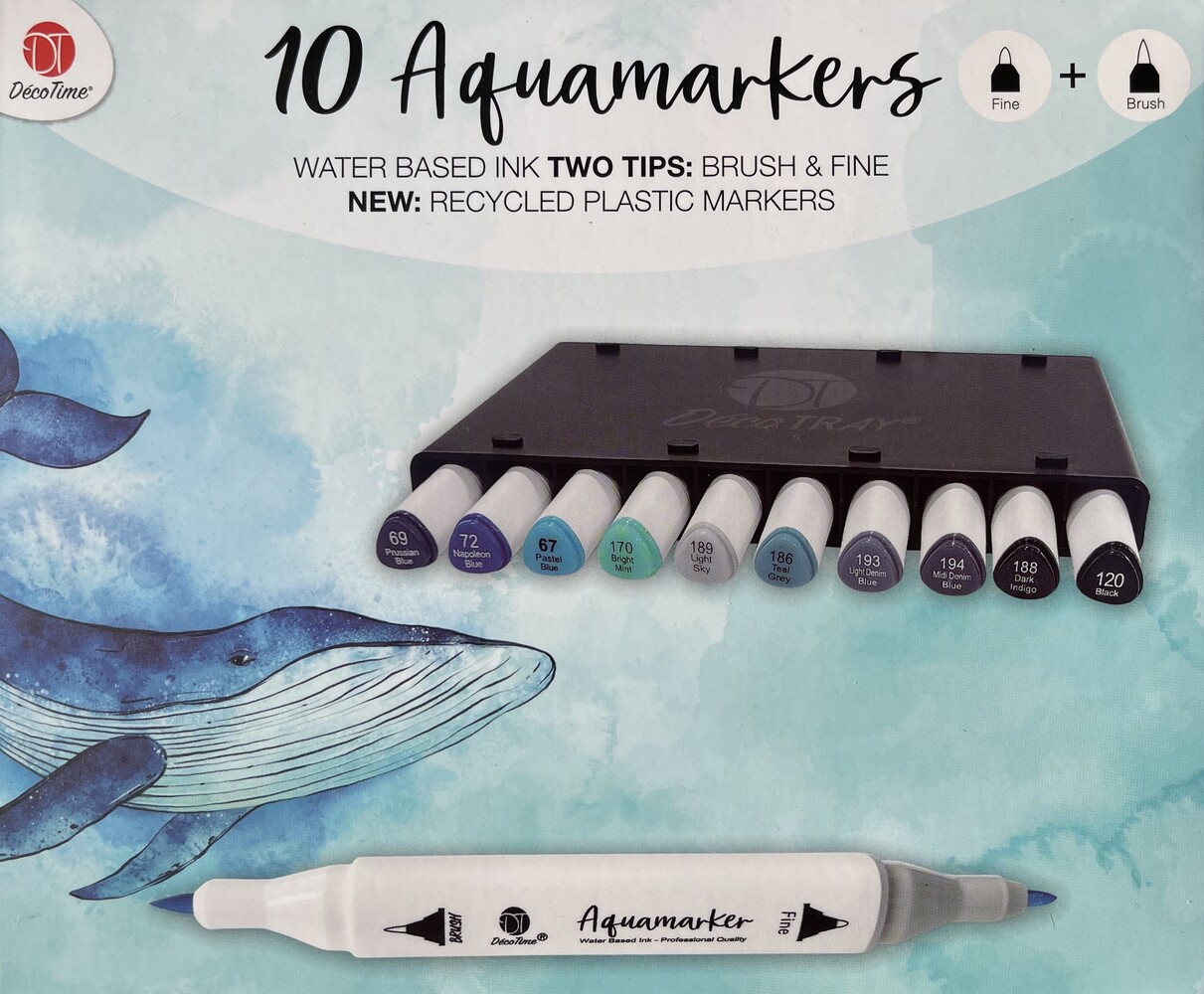 DécoTime 10 Aquamarkers Bright Mint (3004842) DécoTime 10 Aquamarkers Bright Mint (3004842)