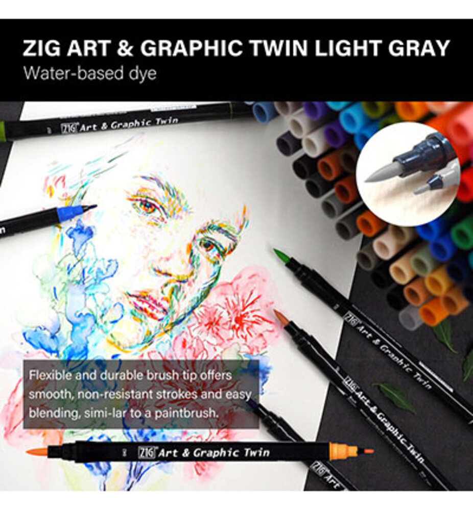 ZIG Exploring Watercolor How to Paint Flowers Kit 3 Wet on Wet (EW-3) ZIG Exploring Watercolor How to Paint Flowers Kit 3 Wet on Wet (EW-3)