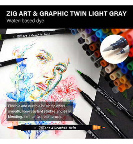 ZIG Exploring Watercolor How to Paint Flowers Kit 3 Wet on Wet (EW-3) ZIG Exploring Watercolor How to Paint Flowers Kit 3 Wet on Wet (EW-3)