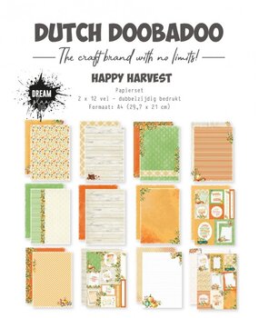 Dutch Doobadoo Happy Harvest A4 Paper Pack (473.005.066)