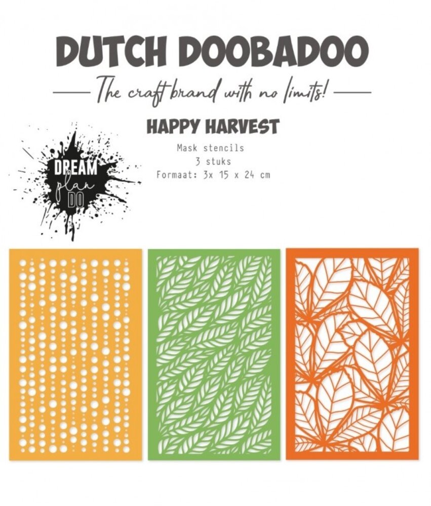 Dutch Doobadoo Dutch Mask Art Happy Harvest (470.784.331) Dutch Doobadoo Dutch Mask Art Happy Harvest (470.784.331)
