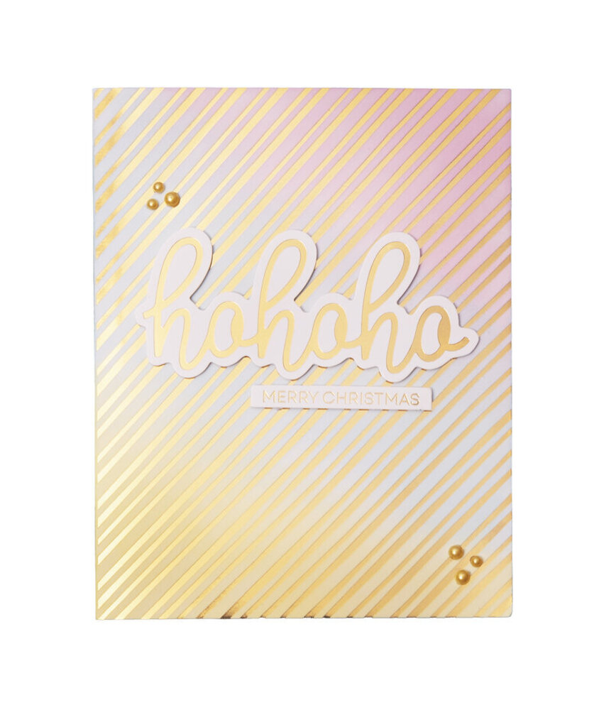 Studio Light Essentials Golden Christmas A5 Foiled Cards Paper Pad (SL-ES-PP222)