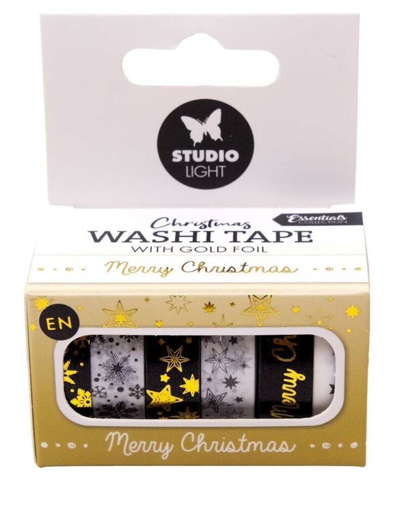 Studio Light Christmas Essentials Washi Tape Gold EN (SL-ES-WASH22)