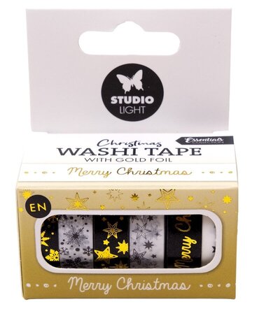Studio Light Christmas Essentials Washi Tape Gold EN (SL-ES-WASH22)