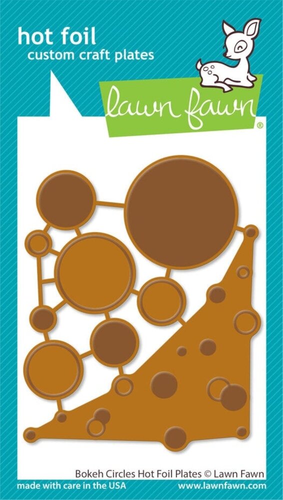 Lawn Fawn Bokeh Circles Hot Foil Plates (LF3532) Lawn Fawn Bokeh Circles Hot Foil Plates (LF3532)